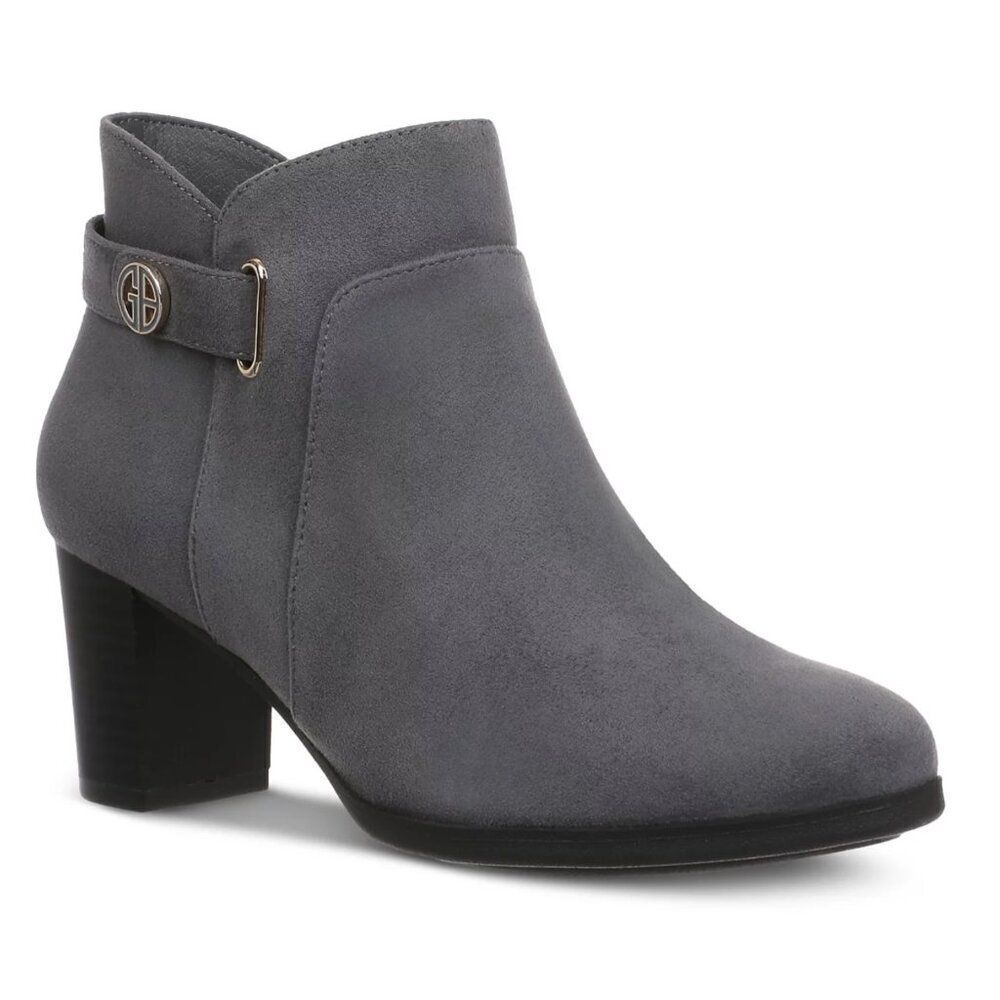 Giani Bernini Women's Artemyss Memory Foam Block Heel Dress Booties, (WIDE)